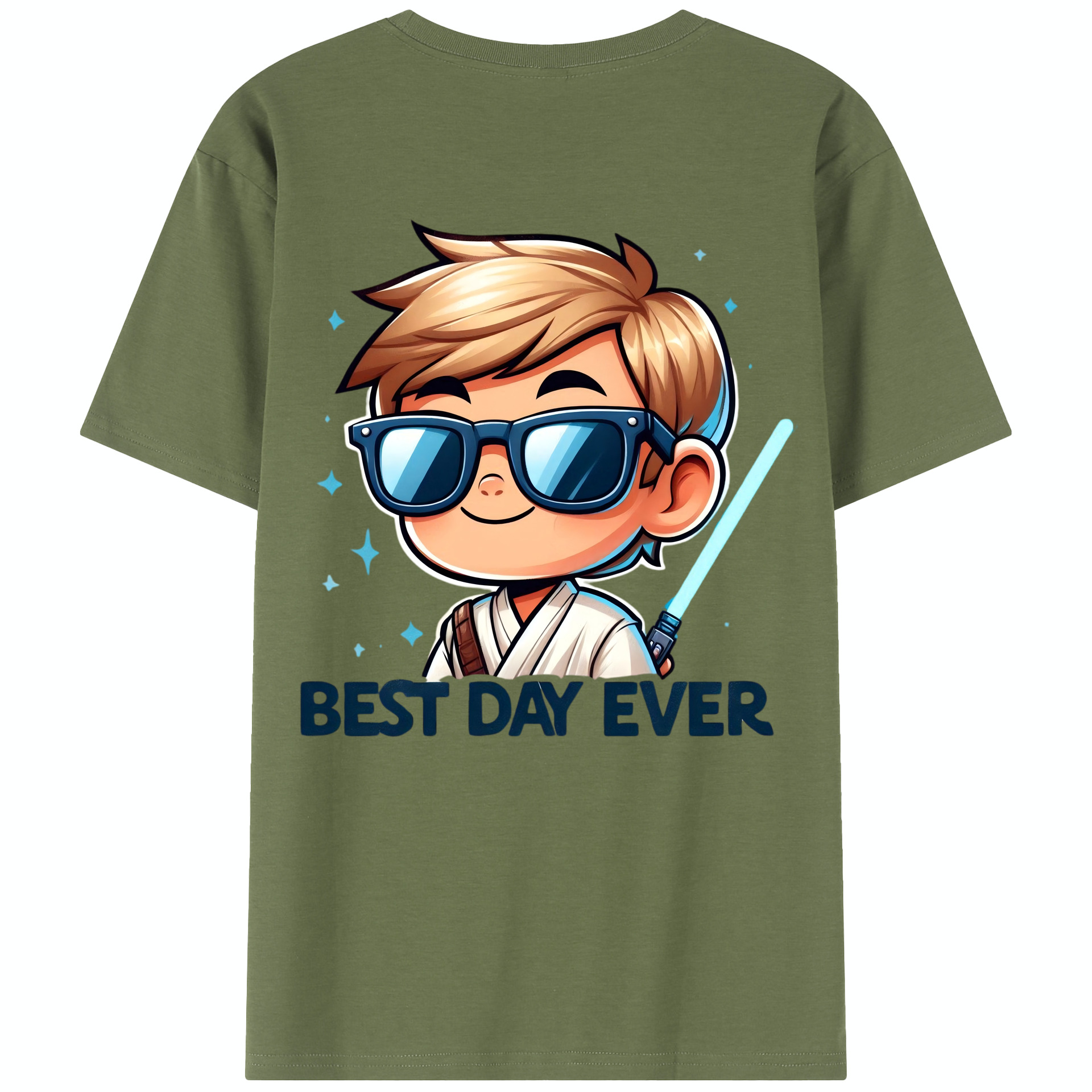 （画像用） スター・ウォーズ Star Wars 綿100％半袖Tシャツ（背面プリント）